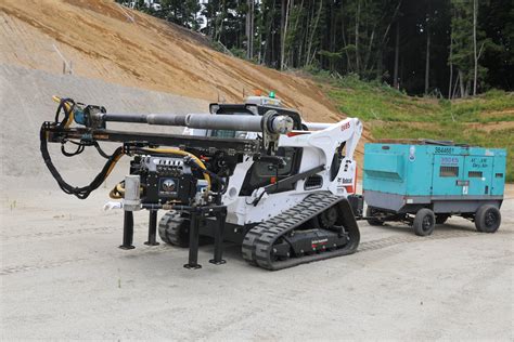 skid steer geological core drills|skid steer attachments.